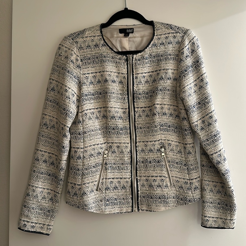 a.n.a woven bomber jacket